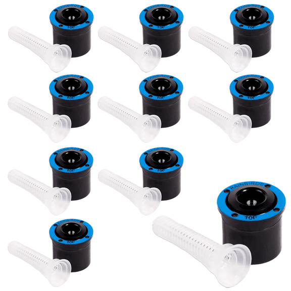 (10) Rain Bird 10F MPR Nozzle 10' Full-Circle Spray Pattern (360)