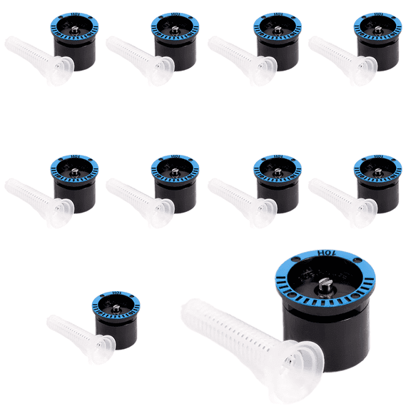(10) Rain Bird 10H MPR Spray Nozzle 10' Half-Circle Pattern (180)