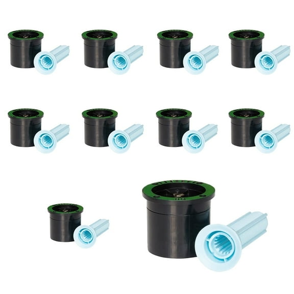 (10) Rain Bird 8Q Spray Nozzle 8' Quarter Circle MPR Series Spray Bodies Radius (90)