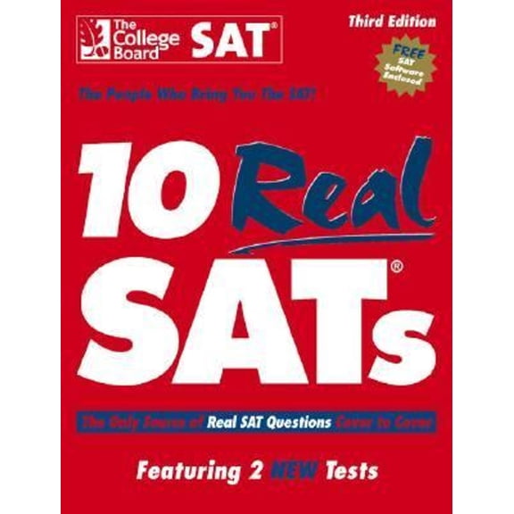 Pre-Owned 10 Real SATs, 3rd Edition (Paperback) 0874476860 9780874476866