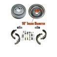 thumbnail image 1 of 10" Rear Drums Shoes Spring Kit Wheel For B2500 B3000 Ranger 4 Wheel Drive, 1 of 5