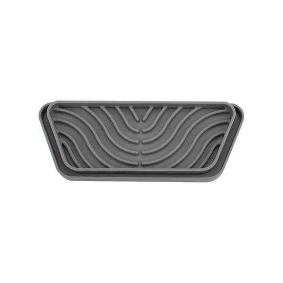 Under 10, Refrigerator Drip Catcher Tray, Mini Fridge Water Spill Protector, Pad for Ice and Water Dispenser Spills Clearance & Promo | Silica Gel, Gray, TistGsts