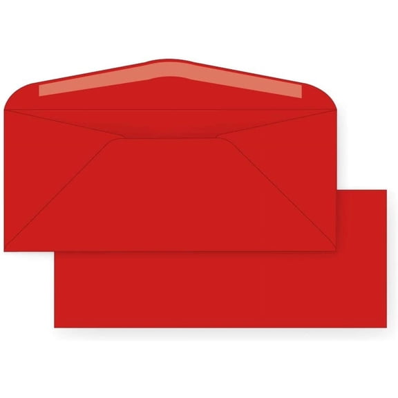 #10 Regular Envelope - 24# Reentry Red (4 1/8 x 9 1/2) - Astrobright Color Series (250)