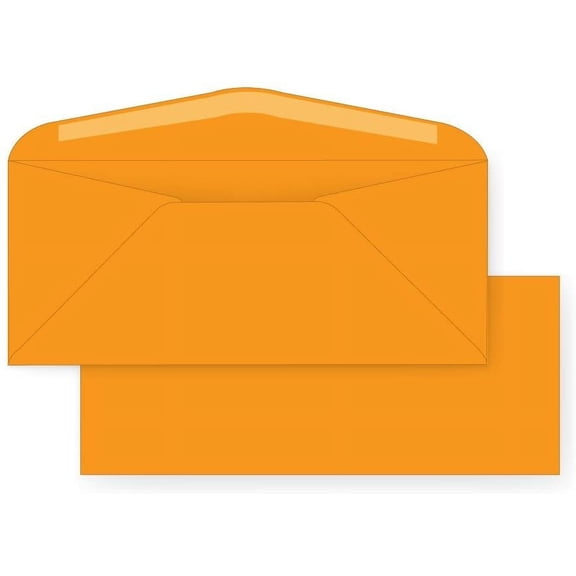 #10 Regular Envelope - Astrobright - 24# Cosmic Orange (4 1/8 x 9 1/2) - Business Color Series (Box of 1000)