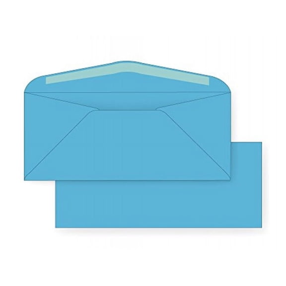 #10 Regular Envelope - Astrobright - 24# Lunar Blue (4 1/8 x 9 1/2) - Business Color Series (Box of 1000)
