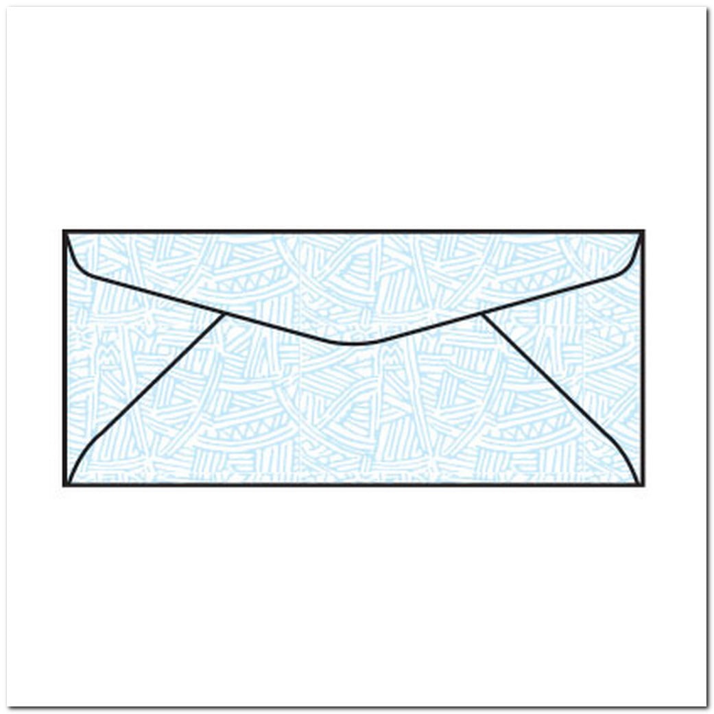 #10 Regular Wesco Tint, White Sulphite, 4-1/8" x 9-1/2", Black Wesco Inside Tint, Diagonal Seams, No Window (Box of 500)