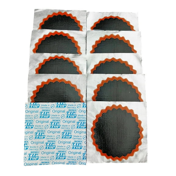 10 Rema Tip Top 3 Round Patch  -  Flat Tire Tube Puncture Repair Kit Refill