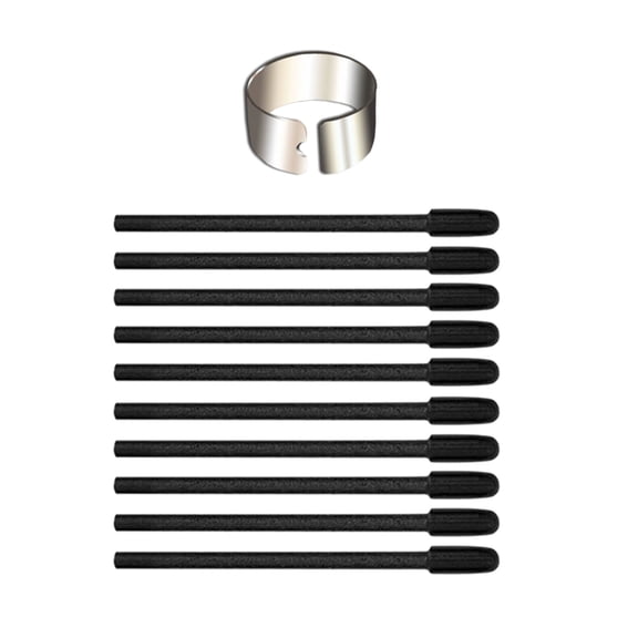 10 Replacement Pen Tips With Clip Attachments Smooth Glides For Pen 3 PTK470 PTK670 PTK870 DTH135 Drawing Pens
