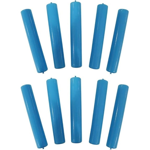 10 Reusable Ice Cube Sticks Freezable Water Bottle Cooling Rods ( 10 sticks)