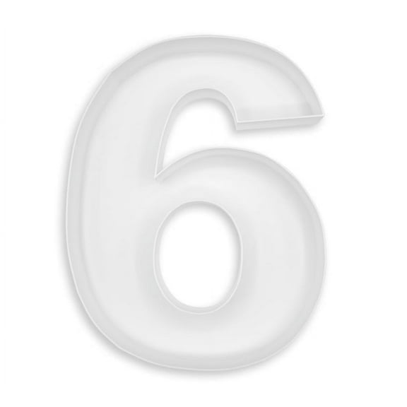 10" Reusable Plastic Box Form Tray Display for Treats, Charcuterie, Cake Pop, Candy, Charcuterie Box, Custom Charcuterie Letters Fillable - Reusable Letter Box - (White Plastic, 6)