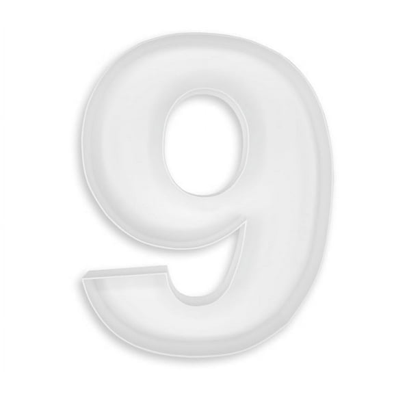 10" Reusable Plastic Box Form Tray Display for Treats, Charcuterie, Cake Pop, Candy, Charcuterie Box, Custom Charcuterie Letters Fillable - Reusable Letter Box - (White Plastic, 9)