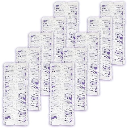 10 Pack Value Absorbent Mop Pads, Compatible with Swiffer Power Mop & 13"-15" Spray/Floor Mops, Scratch-Resistant Household Replacements
