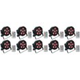 thumbnail image 1 of (10) Rockville BATTERY PAR 6RF Rechargeable RGBWA+UV Wireless DMX Lights+Remotes, 1 of 11