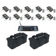 thumbnail image 1 of (10) Rockville MINI RF3 RGBWA+UV DMX DJ/Party Wash Lights+DMX Controller+Bags, 1 of 27