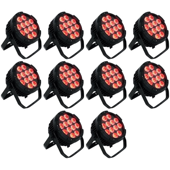 10) Rockville WET PAR PRO Indoor/Outdoor Par Wash Up Lights For Restaurant Stage