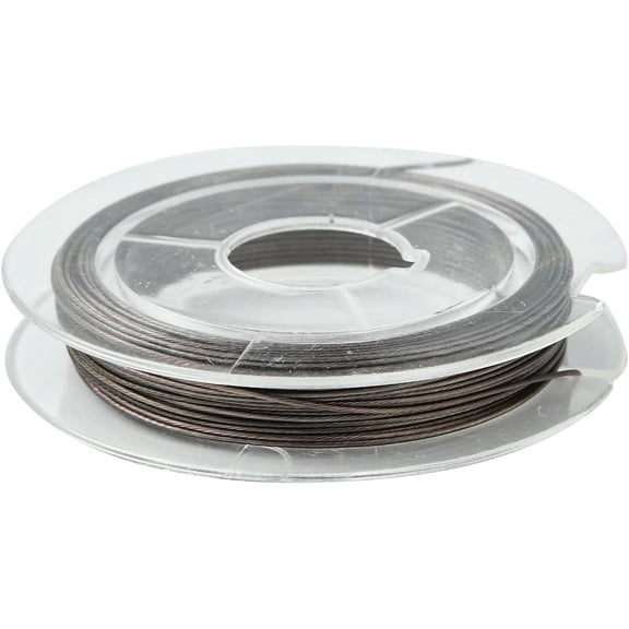 10 Roll 32 Feet 25 Gauge 0.45mm Camel Nylon-Coated Stainless Steel Tiger Tail Wire for Jewelry Great for Beadwork Artists and Crafters for DIY
