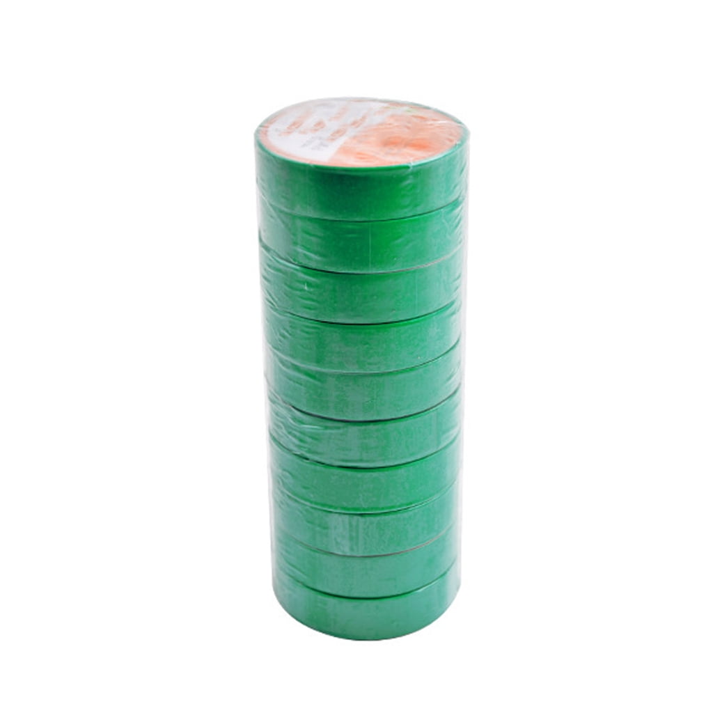 10 Roll PVC Electrical Insulation Tape for Home Industrial and Automotive