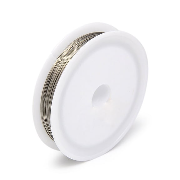 10 Roll Resistant DIY Jewelry Thread Findings Colored Tiger Tail Wire Nylon-coated Raw 25 Gauge(0.45mm) about 164.04 Feet(50m)/roll