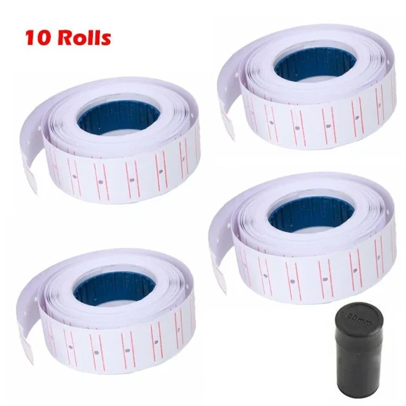 10 Roll Retail Store 600/Roll White Pricing Gun Label Refill For Mx 5500 Labelle