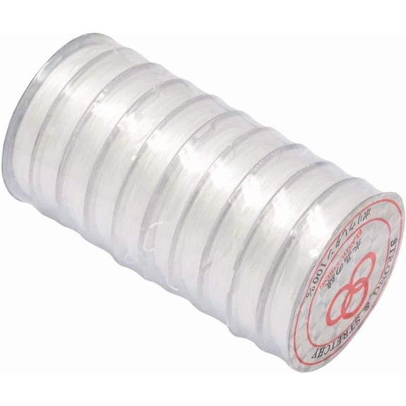 10 Rolls 109 Yards Elastic Thread 0.8mm Stretch String Cord Crafting DIY Thread