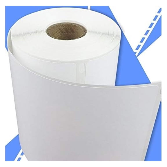 10 Rolls 1744907 Compatible 4XL Internet Postage Extra-Large 4" x 6" Shipping Labels, Strong Permanent Adhesive, Perforated