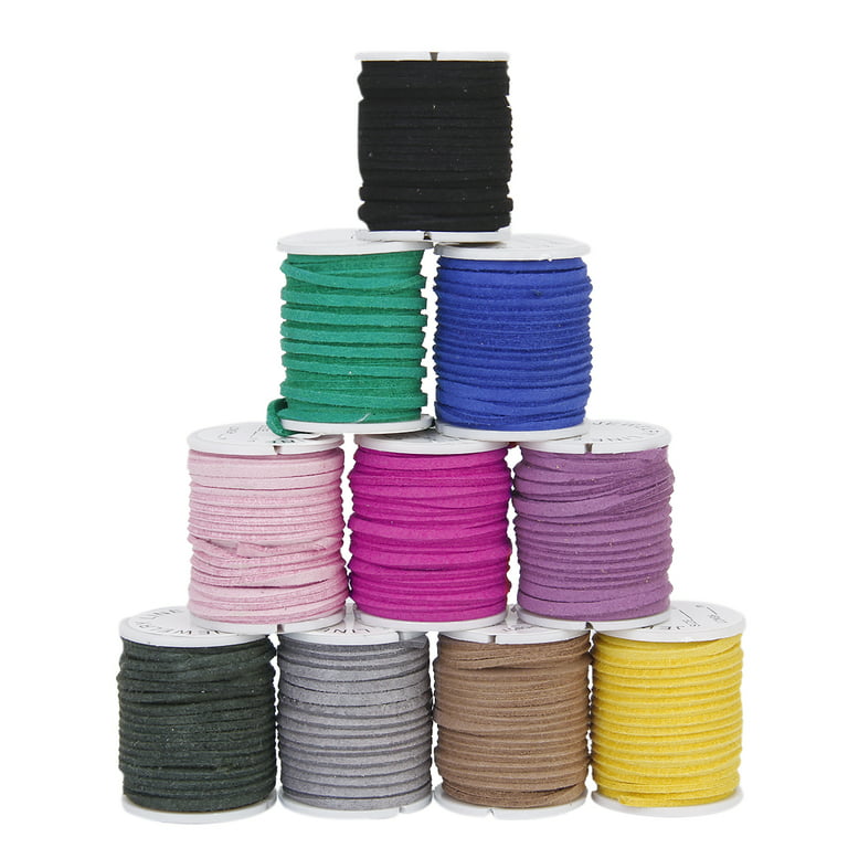 10 Rolls 3mm Nylon Cord Thread Chinese Knot Macrame Cord Bracelet Braided St DIY Tassels Beading St Thread, Adult Unisex, Size: 3 mm