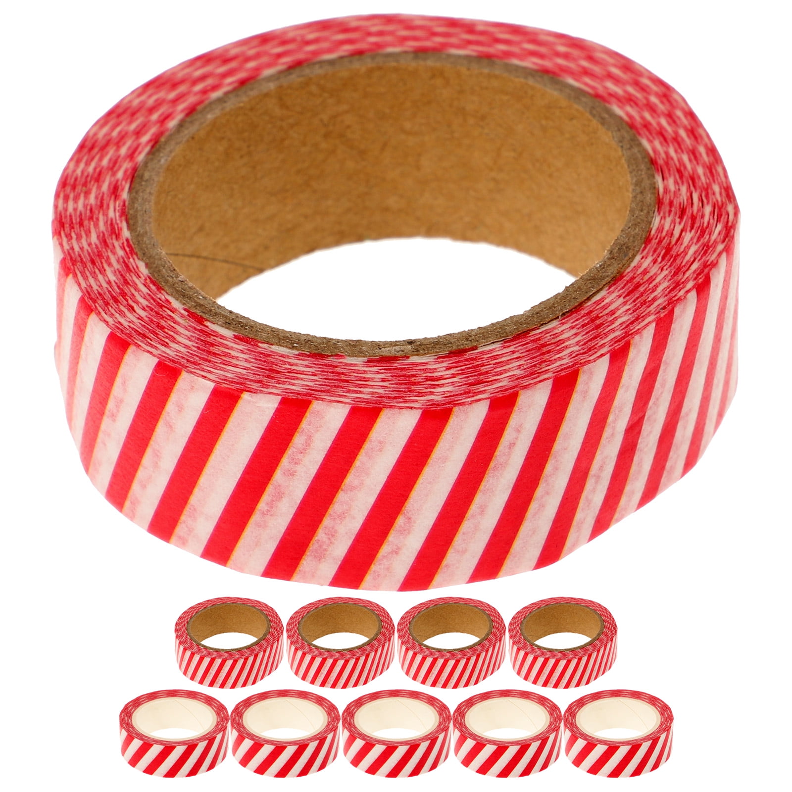 10 Rolls Black Duct Tape Kids Gifts Paper DIY Washi Craft Christmas