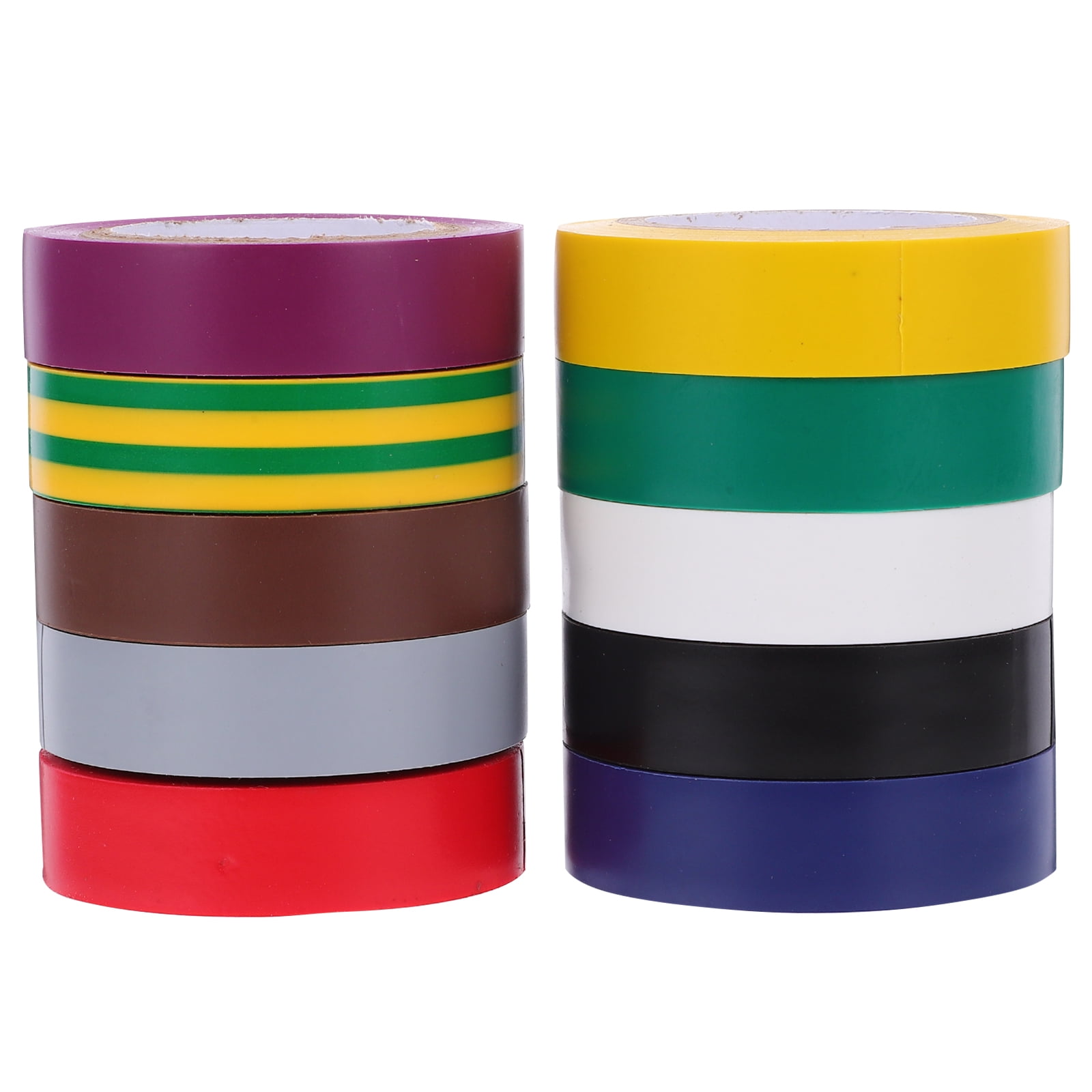 10 Rolls Colored Duct Tape Outdoor Coloured Electrical Colorful ...