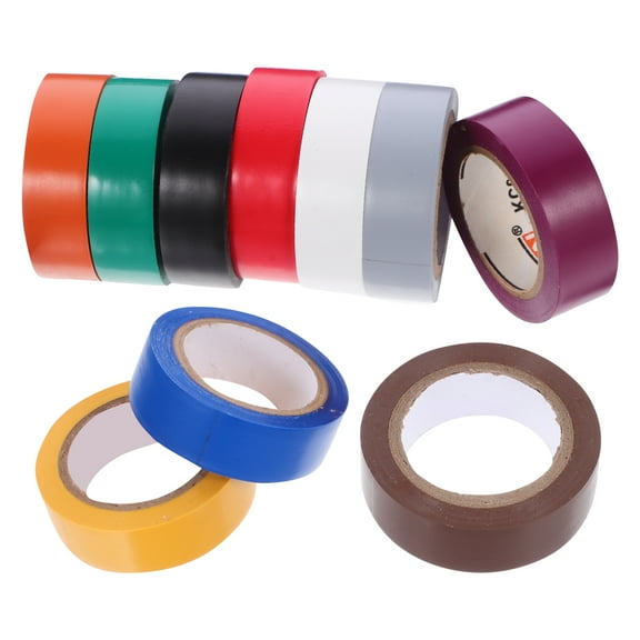 Tineasur Colored Electrical Insulation Tape Set Assorted Colors Multi Functional Wire Wrapping Tape