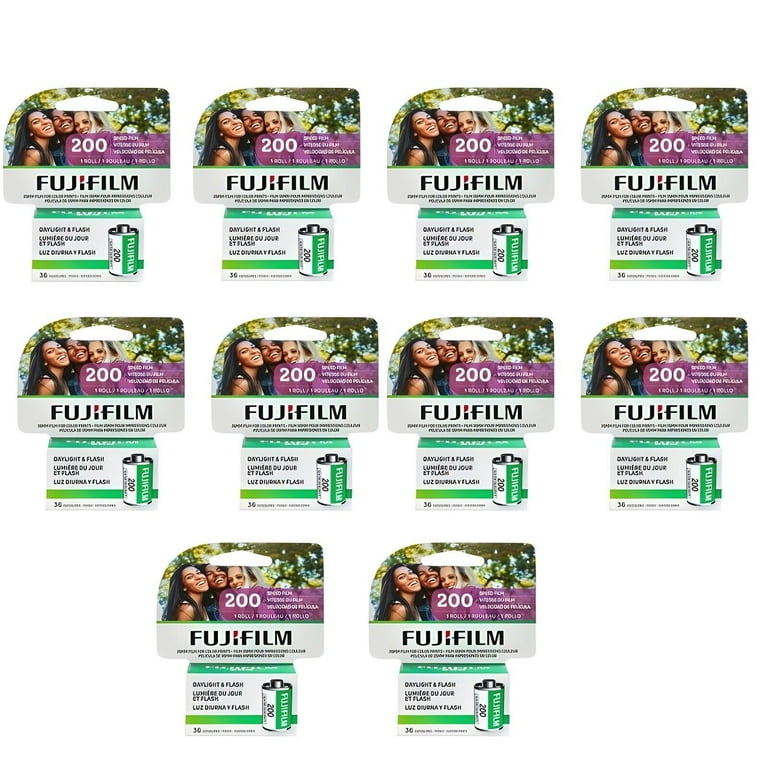 Fujifilm Fujicolor C200 35mm Film 10 Rolls, 200 ISO, 36 exp