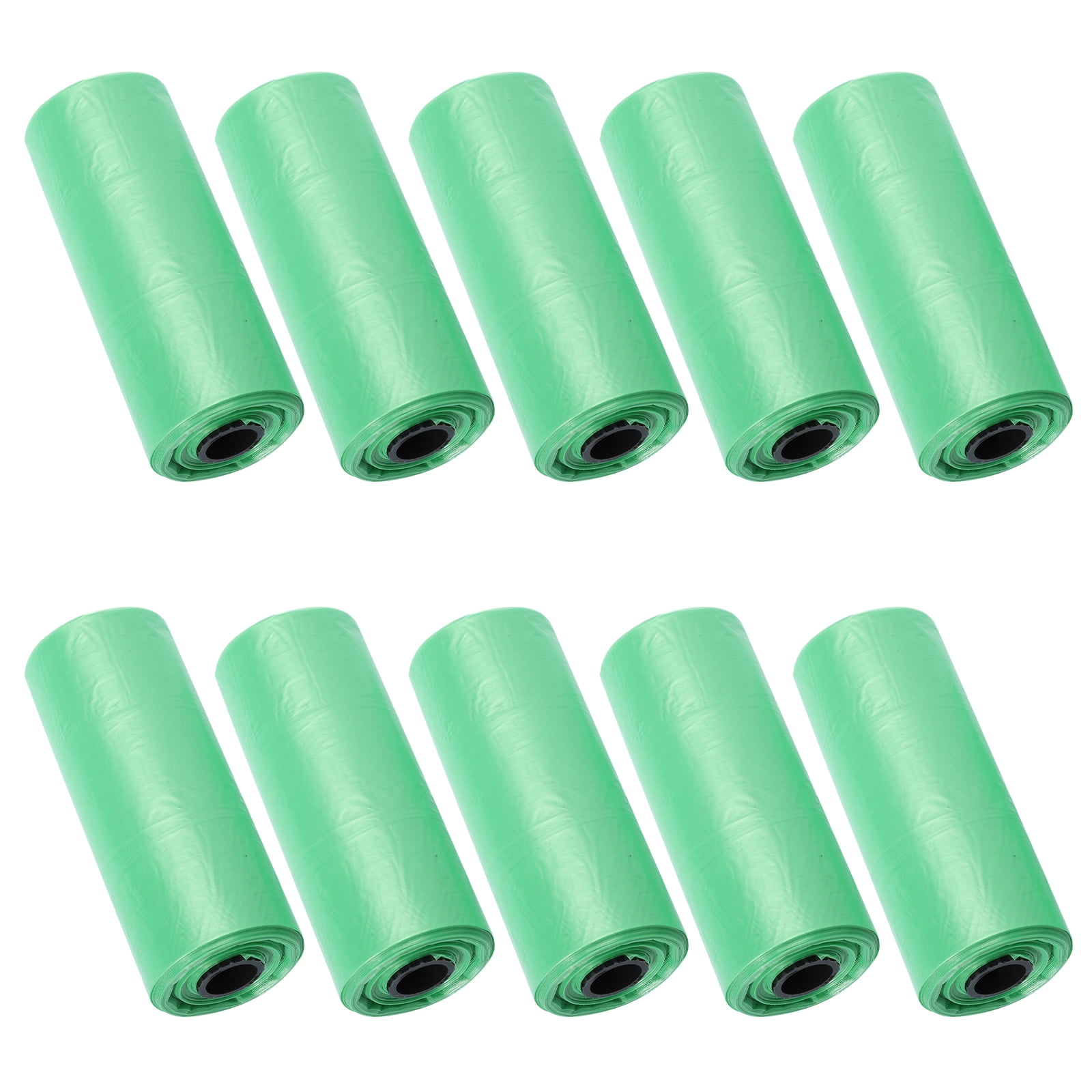 10 Rolls Garbage Bags Rubbish Disposable Diaper Sacks Kitchen Trash