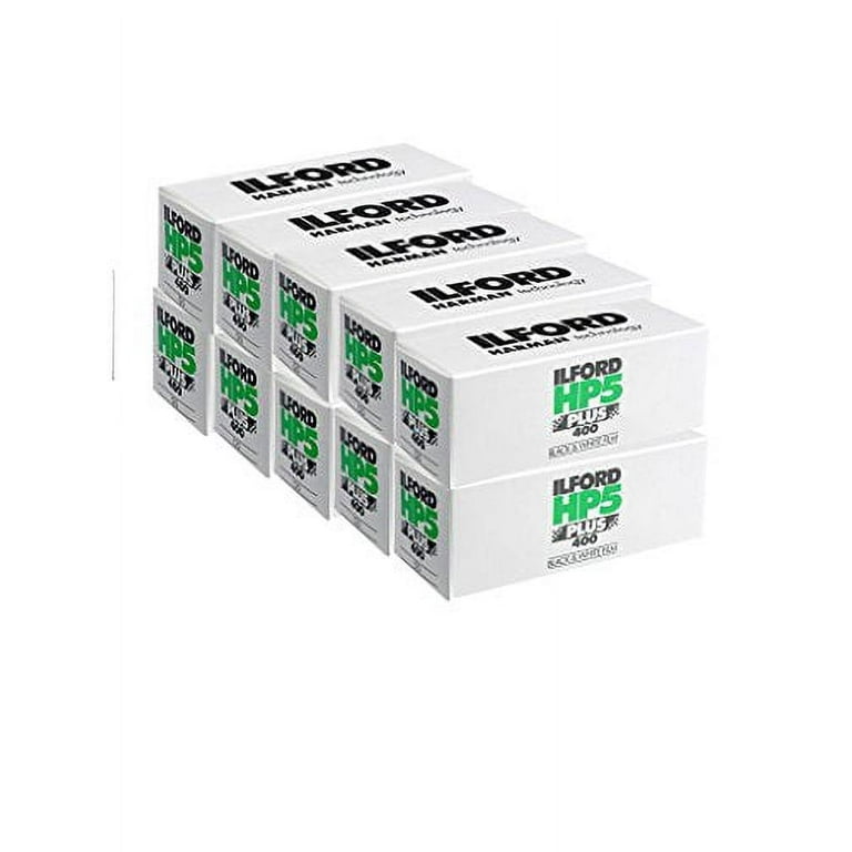 10 Rolls Ilford HP5 400 120 Film