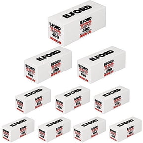 10 Rolls Ilford XP2 Super 400 120 Film Exp