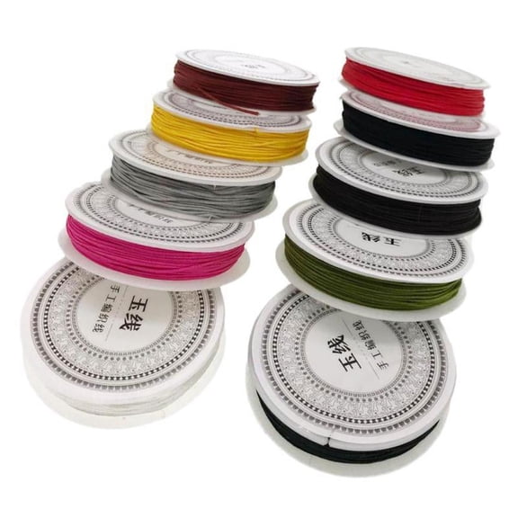 10 Rolls Jewelry Making Cord Chinese Knot Braided String for Bracelets B