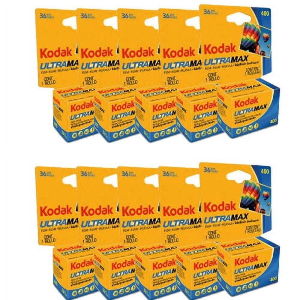 10 Rolls Kodak Ultra Max GC 135-36 ISO 400 35mm Color Print Film