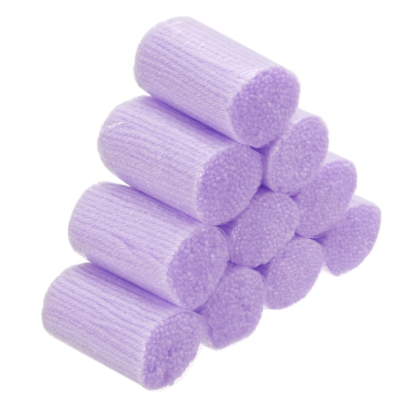 Uxcell 10 Rolls Latch Hook Yarn, Precut Hook Rugs Yarn for Adults Beginners, Light Purple