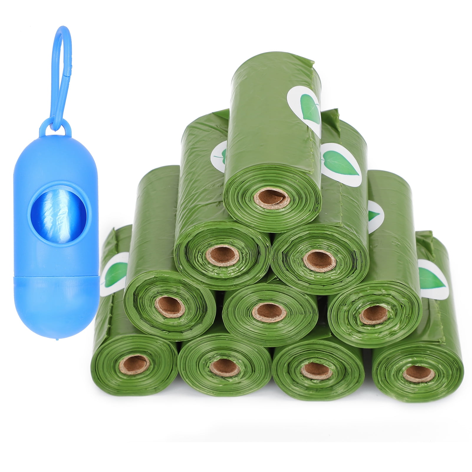10 Rolls Plastic Waste Bag, Degradable Pet Poop Waste Bag Fragrant
