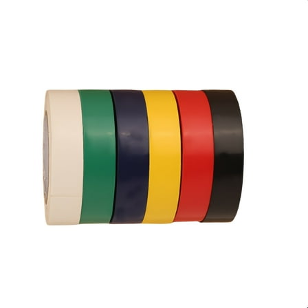 10 Rolls Professional Flame Retardant Electrical Tape – Black Heat-Resistant Insulation for Automotive Wiring, Marine Projects & Outdoor Applications