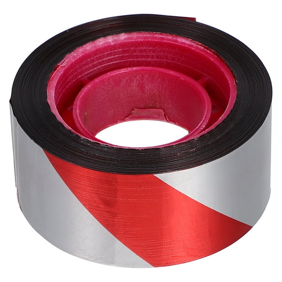 10 Rolls Quarantine Warning Ribbon Colorful Tape Hazard Tape Red and White Stripe Tape Fire Extinguisher Signs