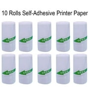 10 Rolls Self-Adhesive Mini Printer Paper