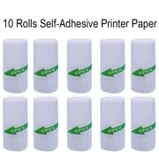 10 Rolls Self-Adhesive Mini Printer Paper