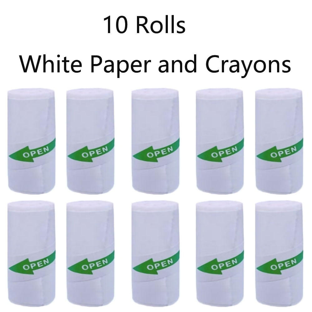 10 Rolls SelfAdhesive Mini Printer Paper