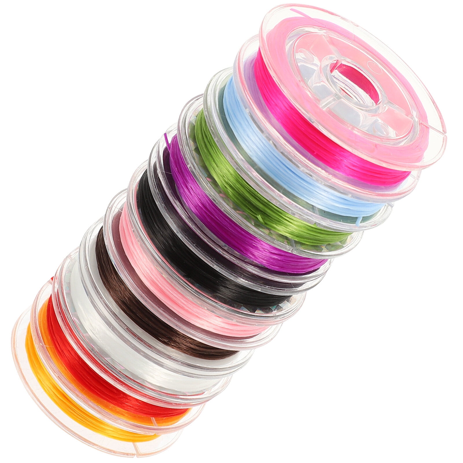 10 Rolls Thread Bracelets DIY Rope Jewelry Making Supplies Colored Wire