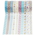 thumbnail image 1 of 10 Rolls Washi Tape Hot Stamping Star Tape Handbook Tape Set for Scrapbook, 1 of 8
