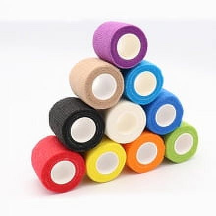 10 Rolls of Disposable Adhesive Bandage Wrap Tape Bandage Tape for Athletic Sports