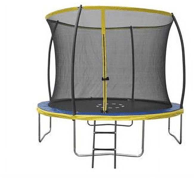 10' Round Trampoline With Enclosure