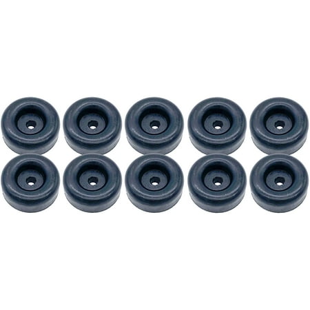 10 Rubber Bumper for Trailer Ramp Door Truck 2.5" Round Replacement Cargo Stop (10)