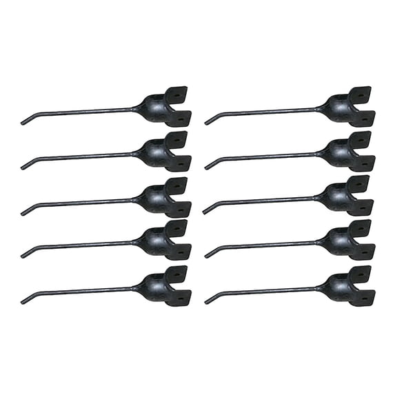 (10) Rubber Mounted Rake Teeth AE24953 AE47389 Fits John Deere 650 640 660 662