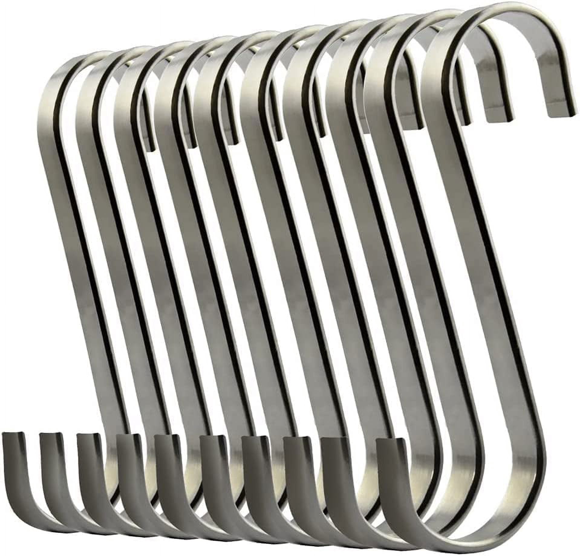 10 S-Hook Stainless Steel Kitchen Hook Cutlery Holder 18/8 Rust ...