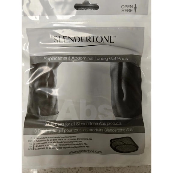 10-SLENDERTONE Replacement Abdominal Toning Gel Pads 10 Sets of 3 Pads See Dates